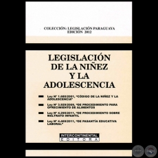 LEGISLACIN DE LA NIEZ Y LA ADOLESCENCIA - Ao 2012